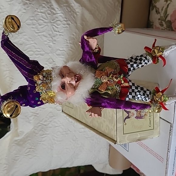 Mark Roberts Court Jester elf sm - Picture 1 of 8